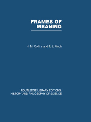 cover image of Frames of Meaning